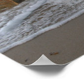 Oceanview onder de foto van de pier poster (Hoek)