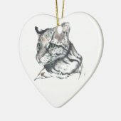 Ocelot1 Keramisch Ornament (Links)