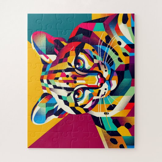 Ocelot 50 stuk Kinder puzzel Legpuzzel (Verticaal)