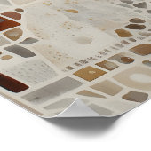 Ocelot Animal Illustration Quote Poster Patterned (Coin)