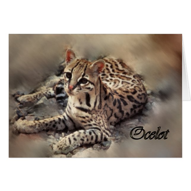 Ocelot art (Voorkant Horizontaal)