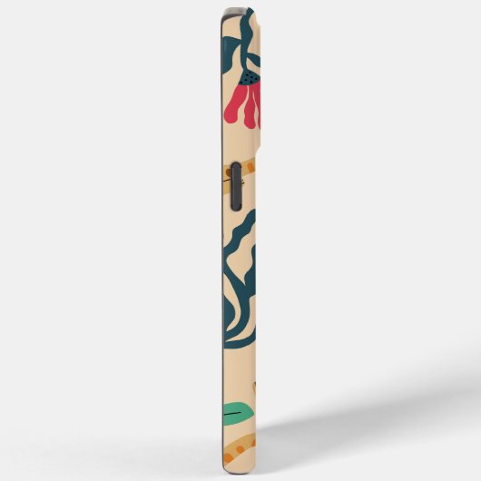  Ocelot Cat & Matisse bladeren Case-Mate iPhone Case (Achterkant / Rechts)