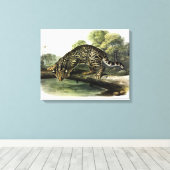 Ocelot, Leopard-Cat (Leopardus pardalis) - Audubon Canvas Afdruk (Insitu (Houten vloer))