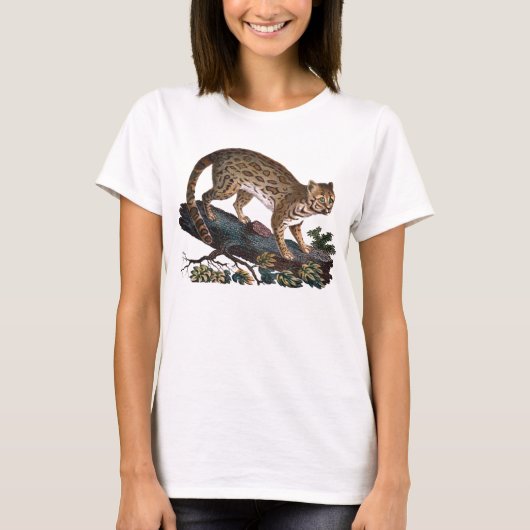 Ocelot - T-shirt sauvage de chat (Devant)