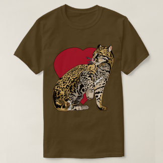 Ocelot Wild Cat Wild Life T shirten T-shirt