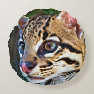 Ocelot - Wild Mini Jaguar Rond Kussen