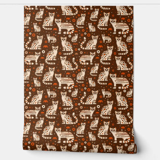 ocelotpatroon behang