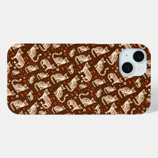 ocelotpatroon Case-Mate iPhone case (Achterkant (horizontaal))