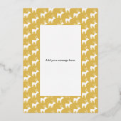 Och hert wat een jaar in review foto collage folie feestdagenkaart (Achterkant)