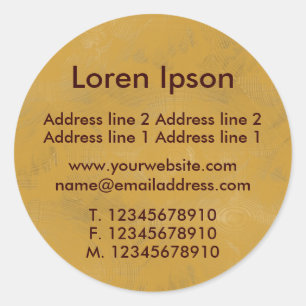 Oche Texture Business / Profiel Ronde Sticker