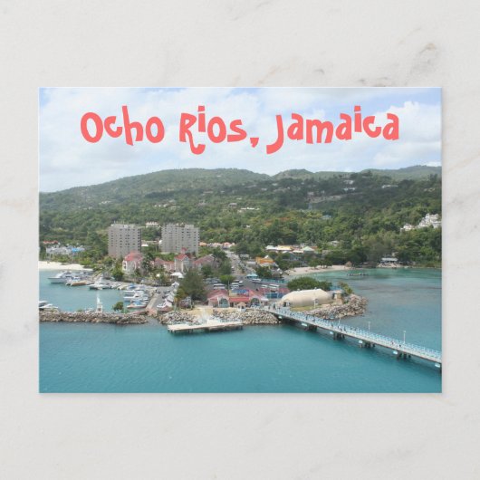Ocho Rios, Briefkaart Jamaica (Voorkant)