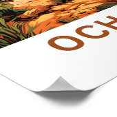 Ocho Rios Jamaica Reisprint Poster (Hoek)