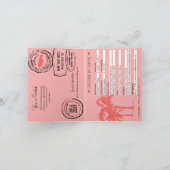 Ocho Rios Jamaïque Passeport Faire-part de mariage (Intérieur)