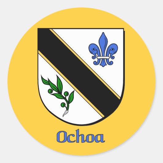 Ochoa Family Shield Stickers (Voorkant)