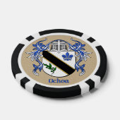 Ochoa Heraldic Arms Poker Chips (Enkel)
