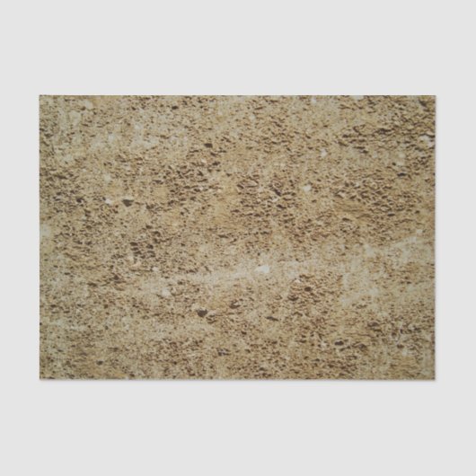 Ochre Brown Stone Rock Mineral Texture DIY Tissuepapier (Voorkant)