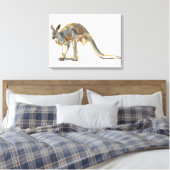 Ochre Dusted Canvas Afdruk (Insitu (Slaapkamer))