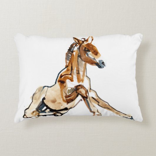 Ochre Foal Accent Kussen (Voorkant)