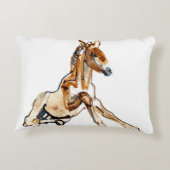 Ochre Foal Accent Kussen (Achterkant)