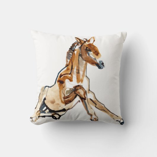 Ochre Foal Kussen (Voorkant)