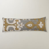 Ochre Ikat I Lichaamskussen (Achterkant)