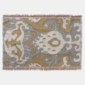 Ochre Ikat II Deken (Voorkant)
