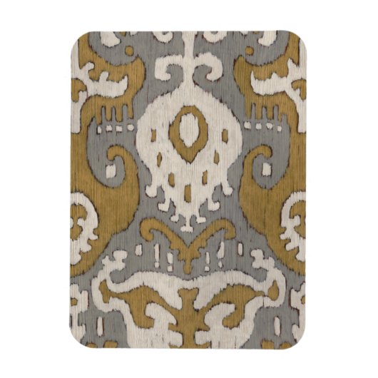 Ochre Ikat II Magneet (Verticaal)