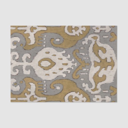 Ochre Ikat II Tissuepapier (Voorkant)