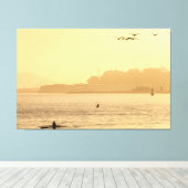 Ochtend aan de baai canvas afdruk (Insitu (Houten vloer))