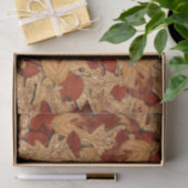 Ochtend dauw herfst bladeren tissuepapier (Geschenk)