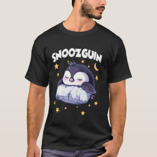 Ochtend dempen pinguïn T - grappige nachtjapon voo T-shirt