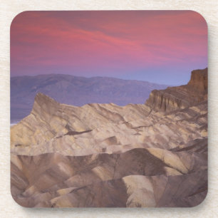 Ochtend eerste licht op Zabriskie Point en 2 Bier Onderzetter