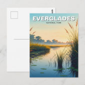 Ochtend Everglades National Park Florida Travel Briefkaart (Voorkant / Achterkant)