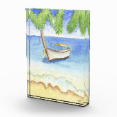 Ochtend in Bali Waterverf Fotoblokken (Rechts)