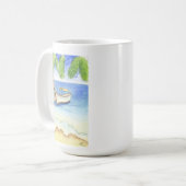 Ochtend in Bali Waterverf Koffiemok (Voorkant links)