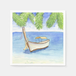 Ochtend in Bali Waterverf Servet