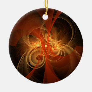Ochtend Magic Abstract Art Circle Ornament