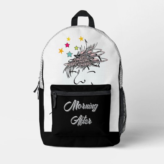 Ochtend na de volwassene bedrukte rugzak (Voorkant)