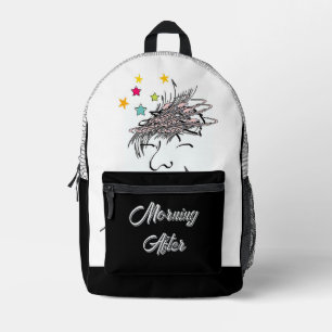 Ochtend na het plezier bedrukte rugzak