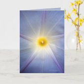 Ochtend oogje kaart (Gele Bloem)