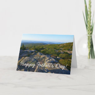 Ochtend op Cadillac Mountain Acadia Vaderdag Kaart