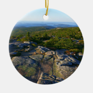 Ochtend op Cadillac Mountain in Acadia Keramisch Ornament
