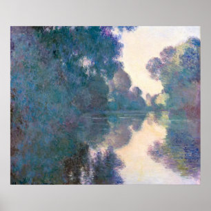 Ochtend op de Seine: Claude Monet Impressionist Poster