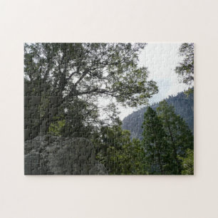 Ochtend op het pad naar Vernal Falls in Yosemite Legpuzzel