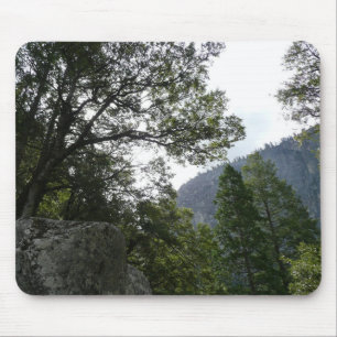 Ochtend op het pad naar Vernal Falls in Yosemite Muismat
