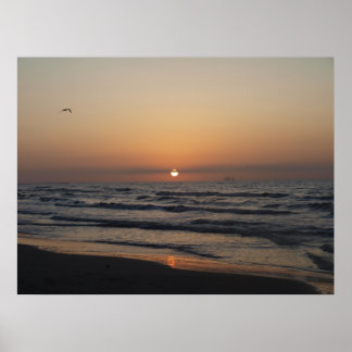 Ochtend over Port Aransas_2 Poster