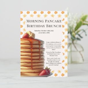 Ochtend Pannenkoek Verjaardag Brunch Gezellig we Kaart