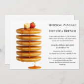 Ochtend Pannenkoek Verjaardag Brunch | Gezellig we Kaart (Voorkant / Achterkant)