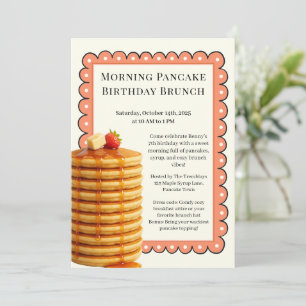 Ochtend Pannenkoek Verjaardag Brunch   Gezellig we Kaart