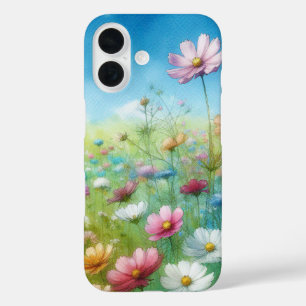Ochtend van een nieuwe dag, Waterverf door Natasha iPhone 16 Hoesje